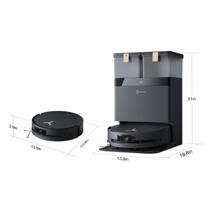 aspirateur et laveur robot deebot x8 pro omni accessoires