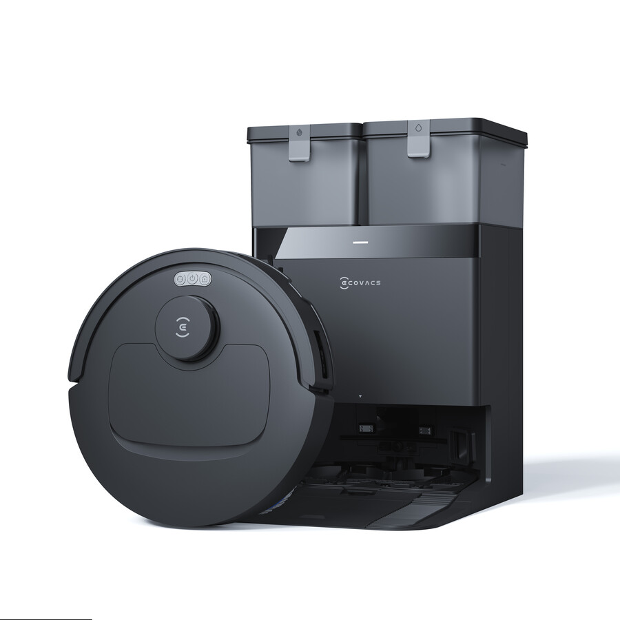 aspirateur robot et laveur de sols deebot t30c pour poils danimaux aspiration puissante sans enchevêtrement vidage automatique