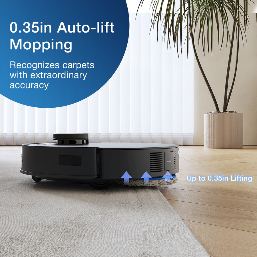 aspirateur et laveur robot deebot t30s ai aspiration puissante nettoyage des bords cartographie