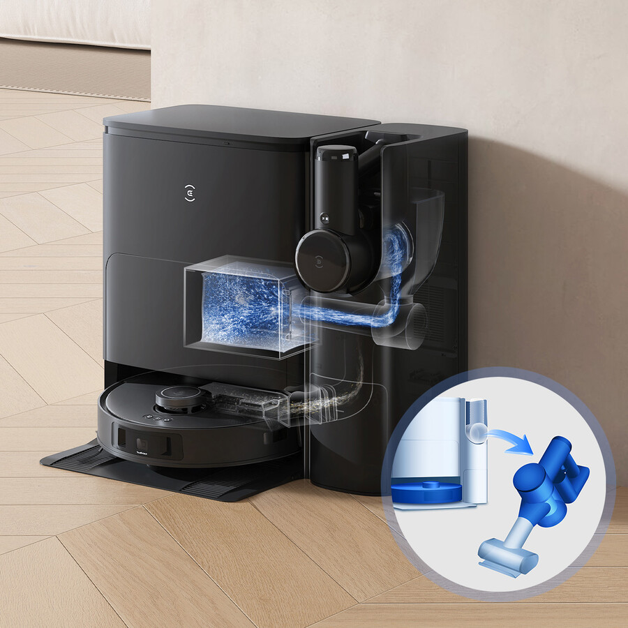 deebot t30s combo complet robot aspirateur et laveur aspirateur à main