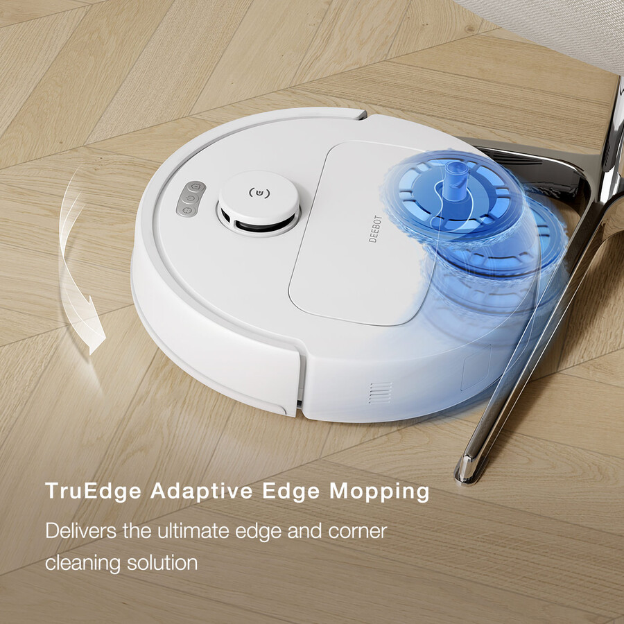deebot n30 pro omni blanc robot aspirateur et lave-serpillère auto-videur edge forte aspiration appli