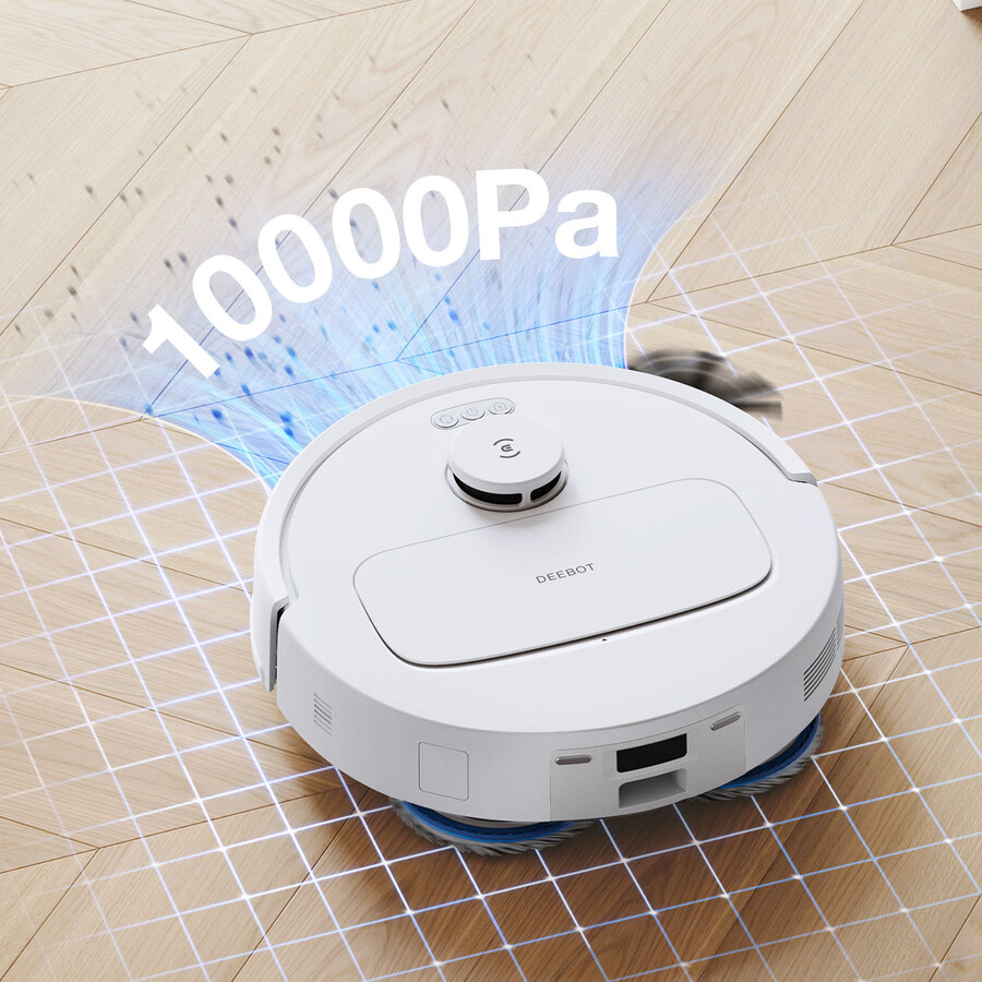 deebot n30 pro omni blanc robot aspirateur et lave-serpillère auto-videur edge forte aspiration appli