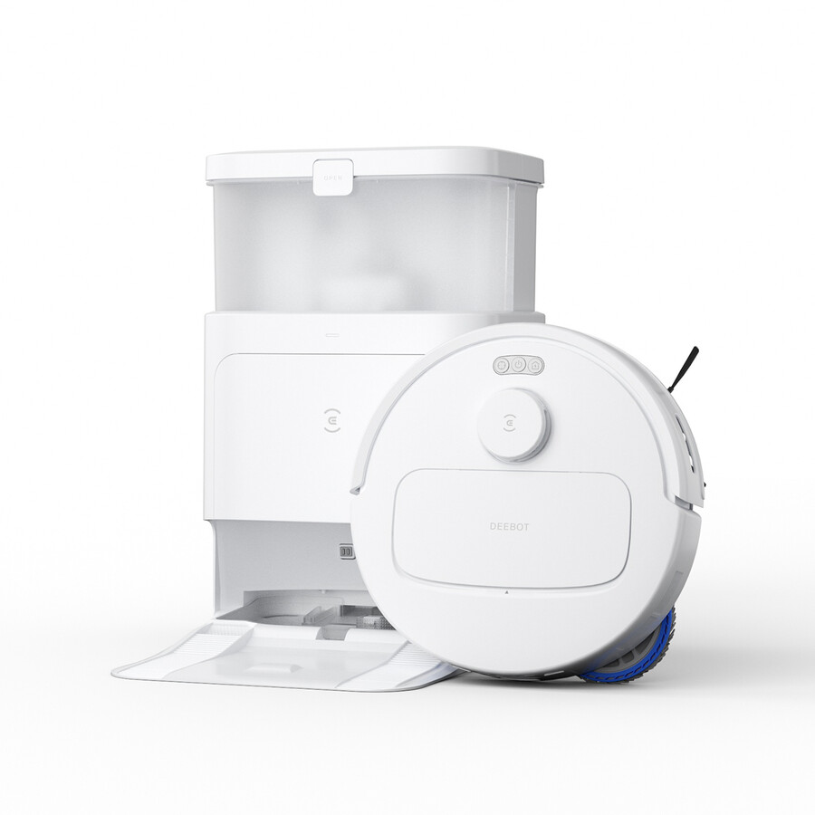 deebot n30 pro omni blanc robot aspirateur et lave-serpillère auto-videur edge forte aspiration appli
