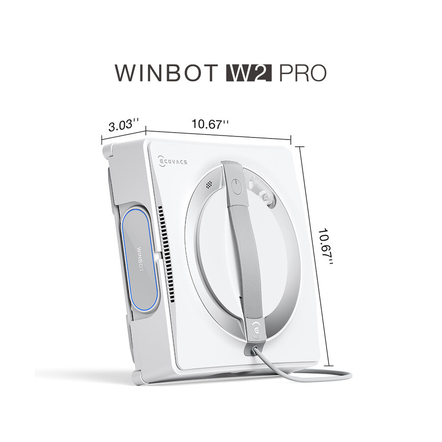 robot nettoyeur de vitres winbot w2 pro système descalade intelligent anti-chute pulvérisation automatique