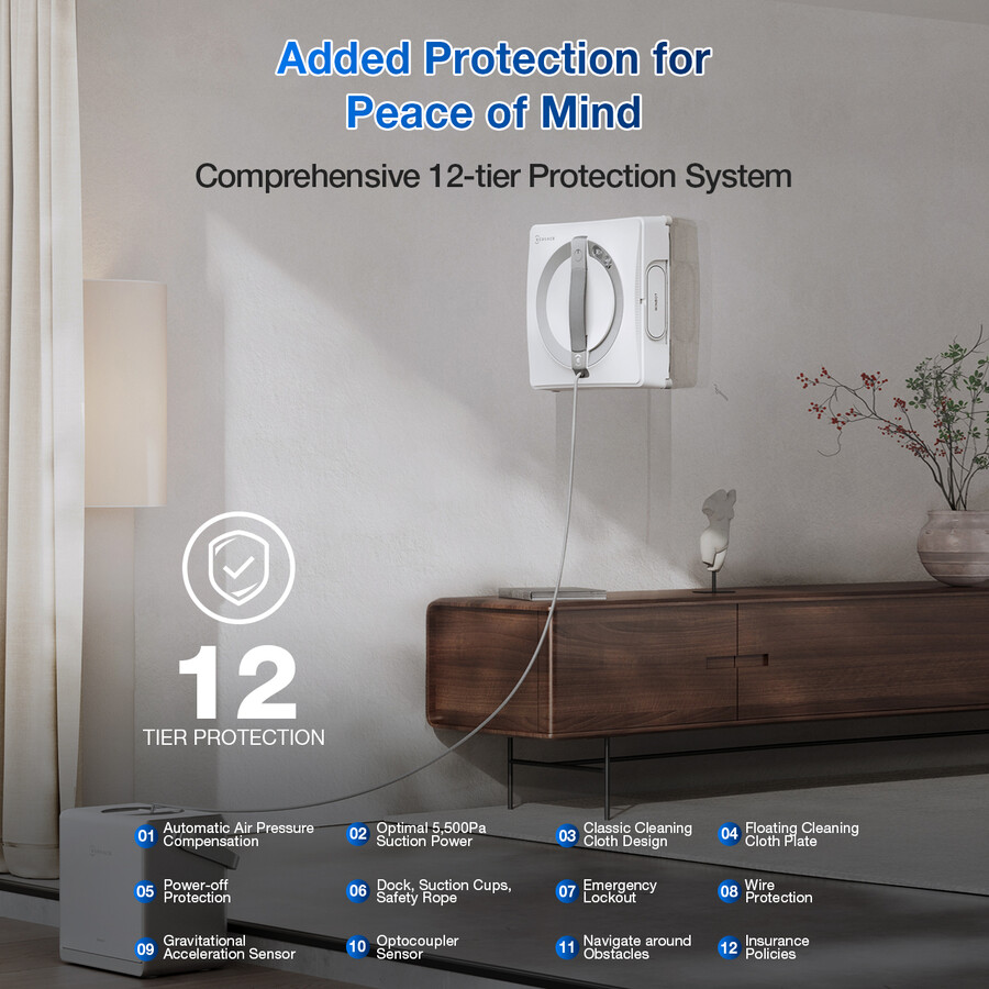 robot nettoyeur de vitres winbot w2 pro omni accessoires